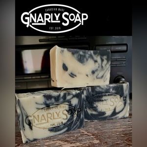 3/25$Charcoal Vetiver Lime Facial Bar, vegan friendly natural solid soap bar